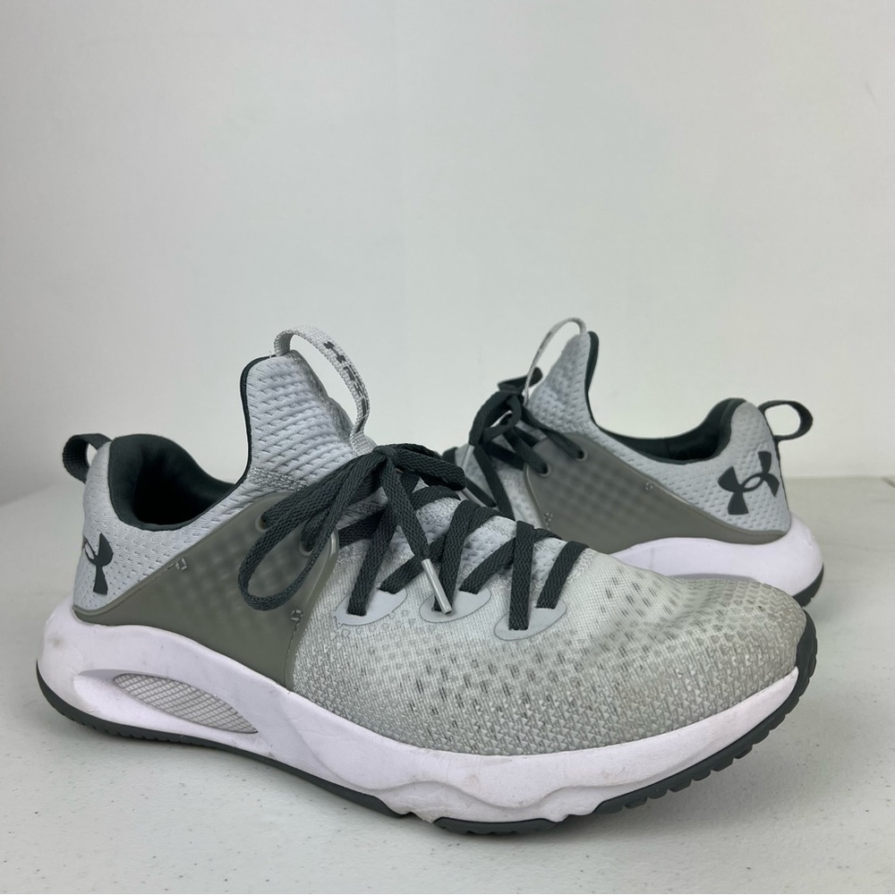 Under Armour Sneakers Gray White Size 10.5